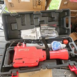 XtremepowerUS 2200W Electric Demolition Jack Hammer Concrete Breaker w/ Carrying Case