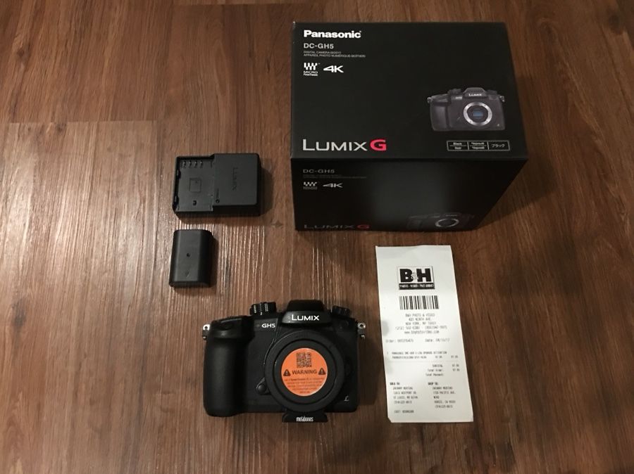 LUMIX GH5 Camera w/ metabones speed booster for Canon EF lenses