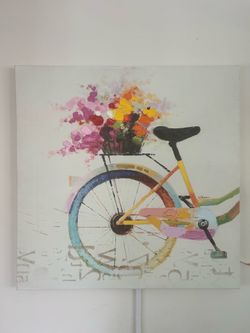 Bike canvas print