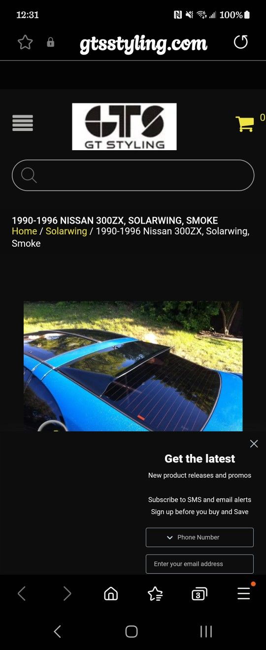 300zx Solar Hatch Wing