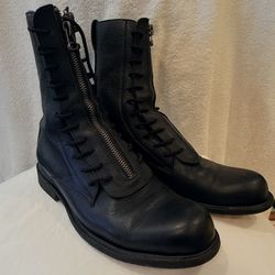 Esquivel Textured Black Lace-up And Zipper Men’s Size 11