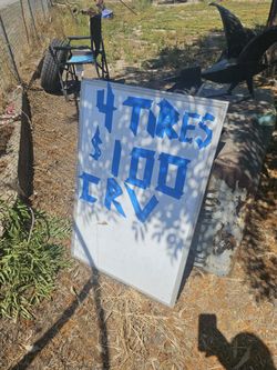 4 CRV Tires And Rims $100 Takes All Ist Generation 1(contact info removed)
