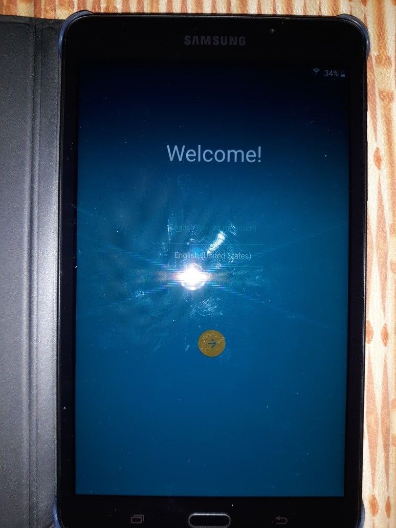 Samsung Galaxy Tab A6 7 inch Tablet New Clean Install No Cracked Screen