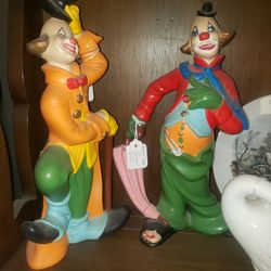 Vintage Atlantic Mold Clowns