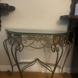 Vintage Glass Table