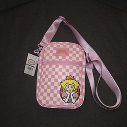 Super Mario bros princess peach crossbody bag