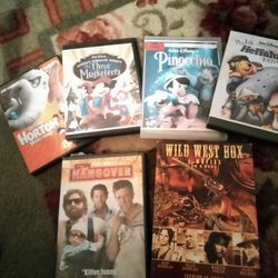 Lot of 6 DVDs Mixed Movies..all