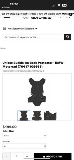 Motorcycle Back protector
