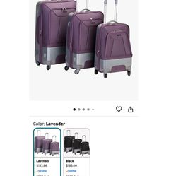 Super Lightweight Lockland Set Of 3 Suitcase 