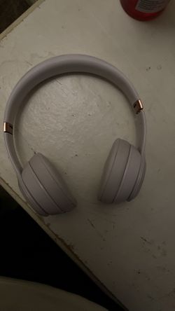 Pink & White Beats Headphones