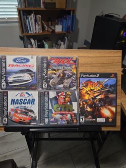 Ps2 racing wheel and games