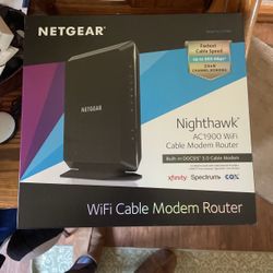 Nighthawk AC1900 And WiFi Modem Router