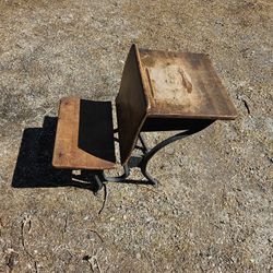 Antique School Desk