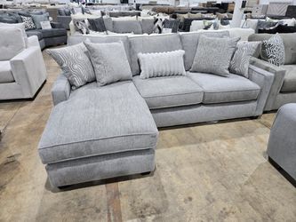 BRAND NEW Beautiful Grey Reversible Sofa Chaise  Stylish  &  Modern!