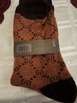 Socks - Orange Brown 