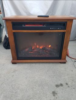 Electric Fireplace Heater  With Remote Control