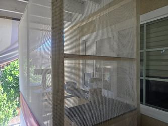 Catio Fabric. Cat House Fabric. 5 Rolls Left