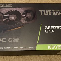 WTS ASUS TUF GAMING GeForce GTX 1660 SUPER