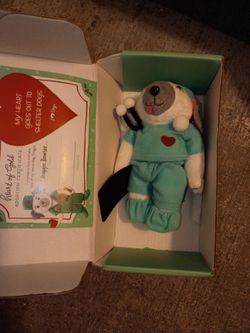 Pup bear nurse with COA IN BOX NEW