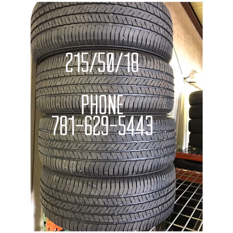 Used Tire For Sale 215/50/18 $250 All Four installed