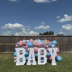 Gender Reveal Letters 