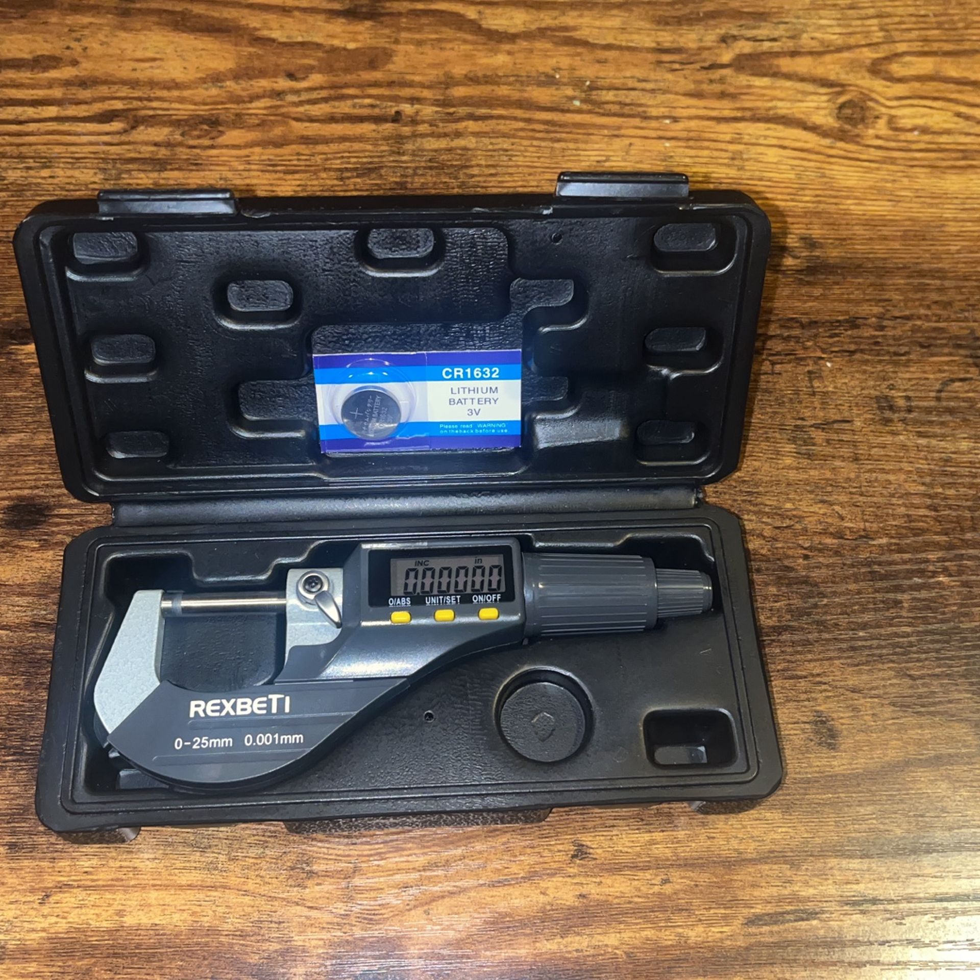 RexBeti Digital Micrometer 0-25mm 0.001mm