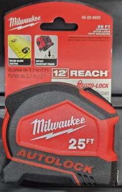 Milwaukee 25 Ft Tape Measure Autolock