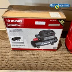 Husky 2 Gallon Oil Free Air Compressor 