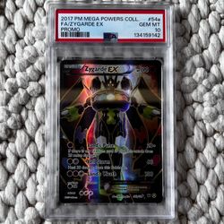 2017 Pokemon Zygarde EX #54a PSA 10 Slab