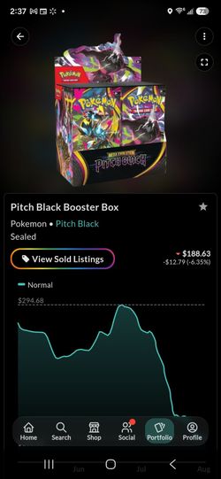 Pokémon Mega Evolution Pitch Black Booster Box