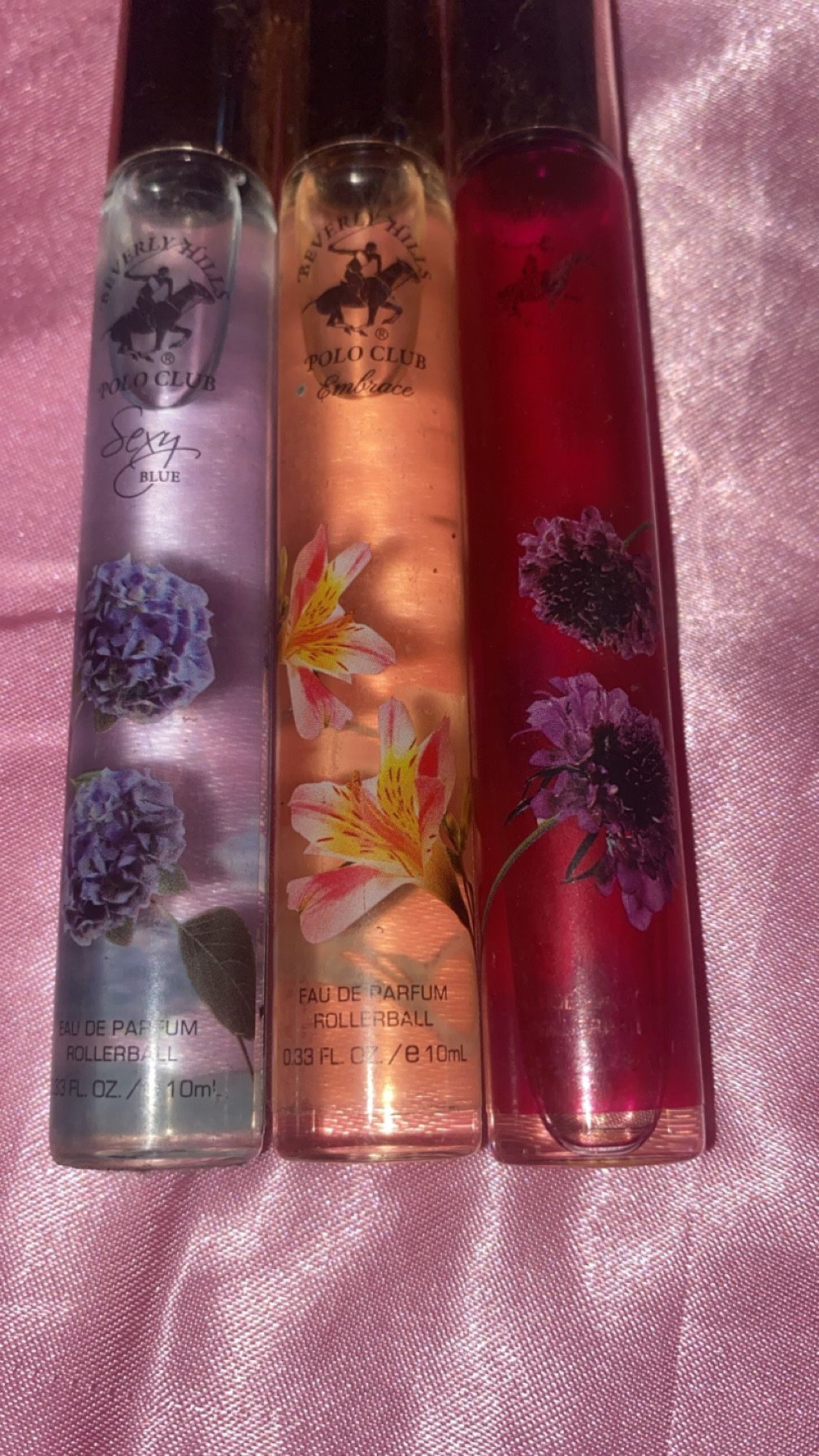 3 Rollerball Perfume!! Polo Club Sexy Collection