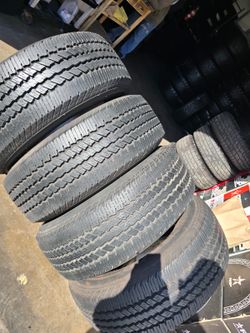4 used tires Lt275 65r18 Continental Contitrac LOAD RANGE (E) ,10 PLY $299.00