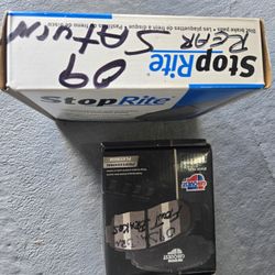  SATURN 09 REAR  DISC ROTORS AND FRONT BRAKES NEW