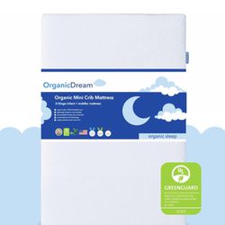 Organic Dream 5" Mini Crib Mattress   