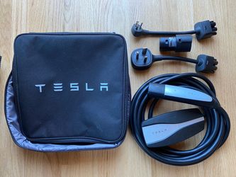TESLA Gen 2 Mobile Connector Bundle Charger Kit w/ 6-50, 5-15, J1772 adapters