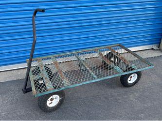 Flatbed Garden Cart in Good Condition for ONLY $60