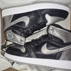 JORDAN 1 OG HIGH TOP(PS) black medium gray white 11c