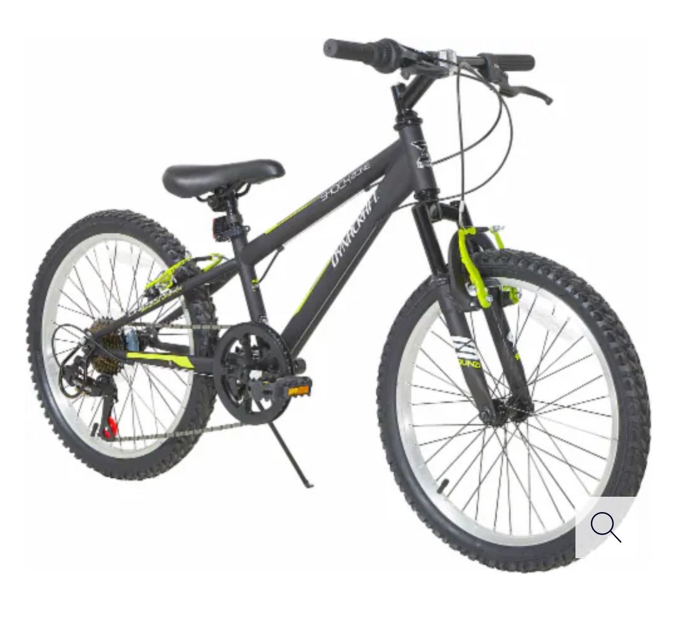 (2) Dynacraft 20" Kids' 7S Shock Zone Bike - Black