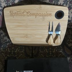NEW! Cutting Board with Utensils “Spread Compassion”