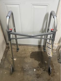 $20 walker with glide skis.