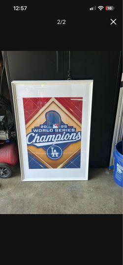 Los Angeles Dodgers framed posters