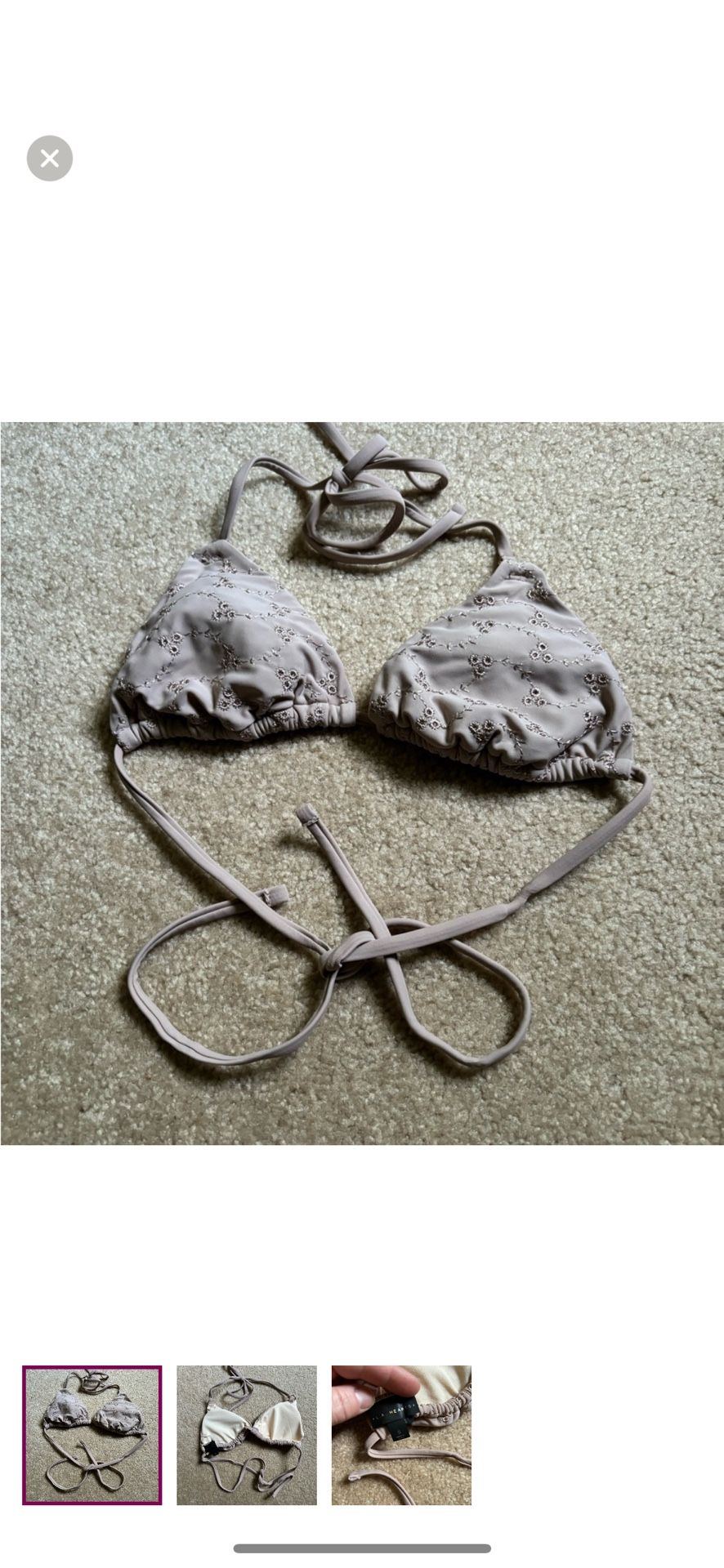 Bathing Suit Top -Size S