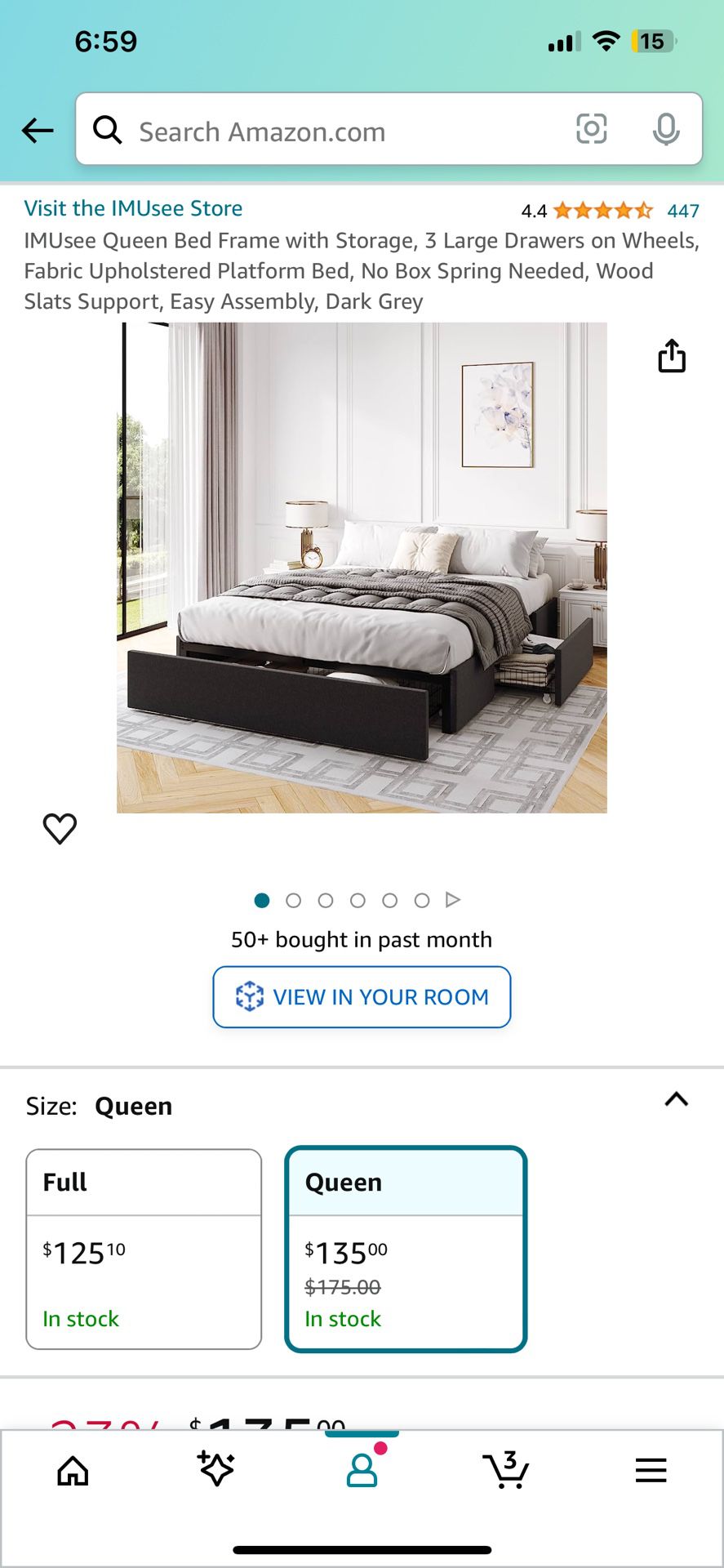Queen Bed/frame/mattress Topper
