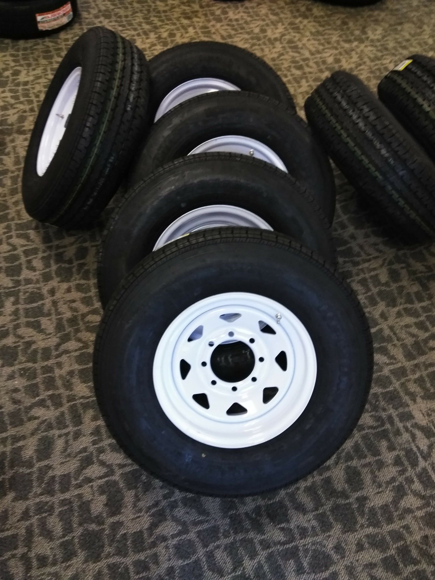 Brand New Trailer Wheels with Tires