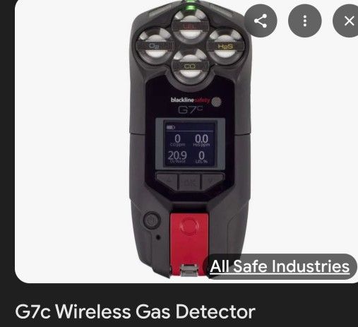 Blacklinesafety Wireless Gas Detector