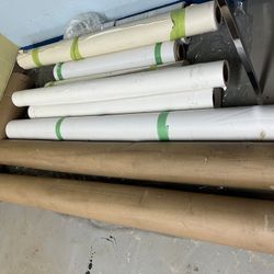 Large Rolls Of Printing Paper As Is