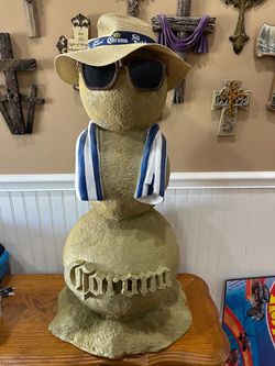 3‘ Corona Beer Feliz Navidad Sandman Statue Display~ PLEASE READ!!!!