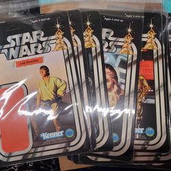 Custom Star Wars 12-back Action Figure Card Back Lot (12)