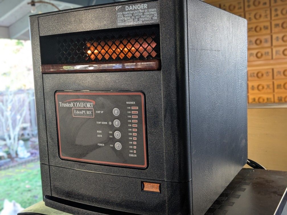 EdenPURE Trusted Comfort Infrared Space Heater – $100 Obo 