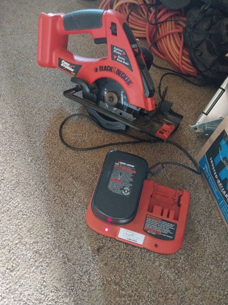 Black and Decker Circular Saw & charger